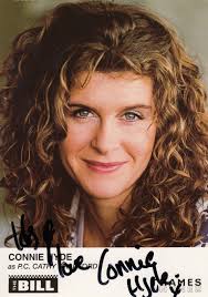 Connie Hyde as PC Cathy Bradford ITV The Bill Hand Signed Cast Card Photo