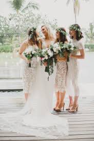 Luke Teagan S Tropical Bali Wedding Nouba Com Au Bridesmaid Dresses Boho White Bridesmaid Dresses White Lace Bridesmaid