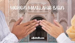 We did not find results for: Kata Kata Mohon Maaf Lahir Batin Terbaik Lengkap Alfabetis
