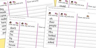 Letters and sounds phase 4 resources (rachel traxson) doc. Phase 5 High Frequency Words Writing Practice Worksheets Writing Practice Worksheets High Frequency Words Writing Practice