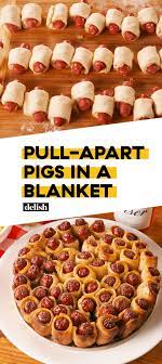 These Super Bowl Pull Apart Pigs In A Blanket Will Be Demolished In Seconds At Your Party Recipe Appetizers Easy Recipes Food