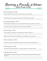 You Can Be A Proverbs 31 Woman It S Easier Than You Think Bible Study Scripture Bible Study Printables Bible Study Worksheet