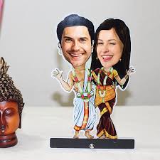 Personalized Couple Caricature Gift Send Buy Home Decore Gifts Online Ca 0016 Egiftmart Com Caricatures from photos for any occasion.