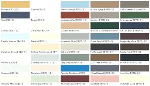 Exterior Paint Colors Chart Tubon Info
