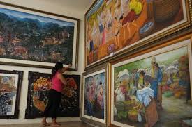 Tempat untuk mengatungkan lukisan saat pameran disebut. Dari Jelekong Hingga Ubud Kisah Warga Desa Yang Tersihir Lukisan Halaman All Kompas Com
