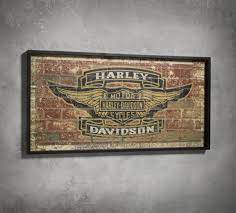 Brick Sign New Arrivals Official Harley Davidson Online Store Harley Davidson Decor Harley Davidson Art Harley Davidson Online Store