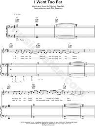 Piano sheet music easy free klaviernoten 악보 ноты partituras para piano 音樂記譜法 partition de musique قطعة partisyon פרטיטור. Aurora I Went Too Far Sheet Music In G Minor Transposable Download Print Sku Mn0169947