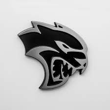 Hellcat Logo On The Side Of The Bagged Dodge Challenger Hellcat Hellcat Challenger Hellcat Car Emblem