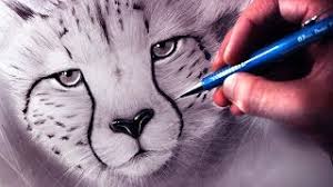 Draw the front legs with a slight curve. How To Draw A Cheetah Youtube