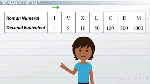 Learn how to read roman numerals and their roman numerals. Solving Problems With Roman Numerals Video Lesson Transcript Study Com