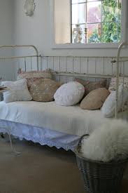 Daybed Pillows Living Room White Grey Black Chippy Shabby Chic Whitewashed Cottage Fre With Images Shabby Chic Furniture Daybed Bedding Sets Shabby Chic Bedrooms