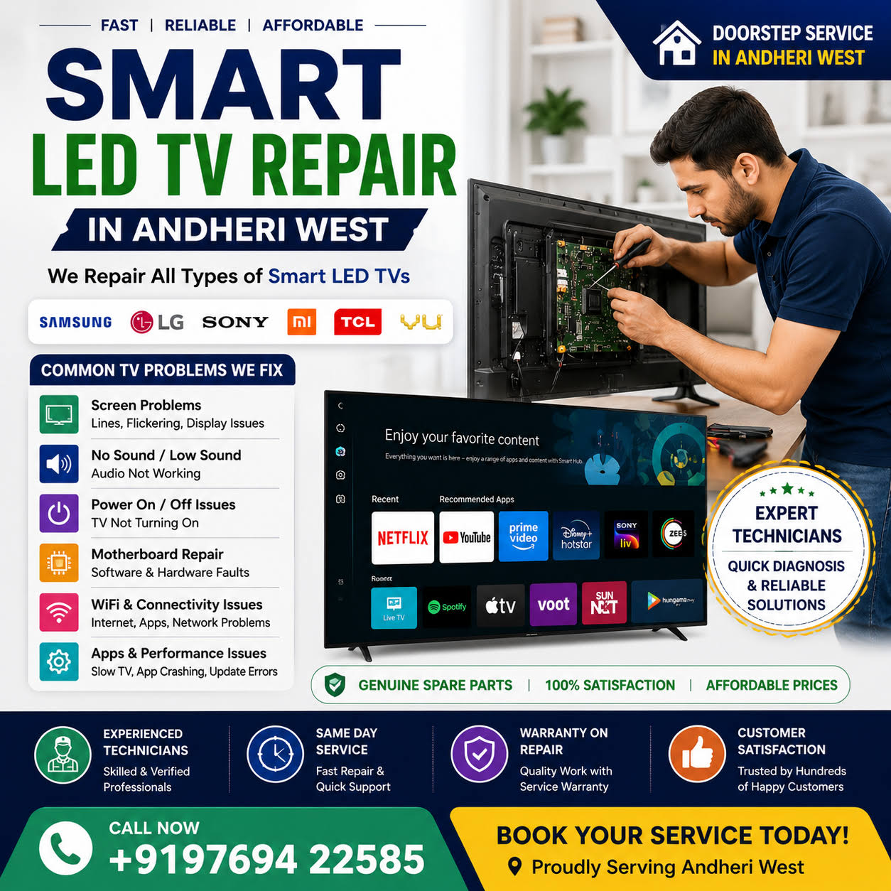 Smart LED TV Repair in Andheri West product image