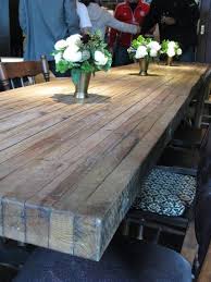 Love The Idea Of Putting The Planks On Their Ends For A Diy Table Top Diy Table Top Diy Table Rustic Dining Table