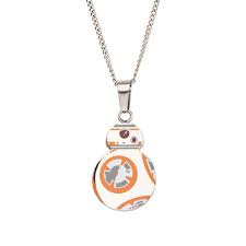 Star Wars Bb 8 Cutout Pendant With Chain 316 Stainless Steel Star Wars Bb8 Star Wars Jewelry Star Wars Vii