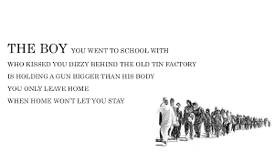 Home By Warsan Shire T I N K E R I N G Teachers