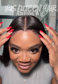 Iris Queen Hair: Stunning 28-Inch Straight Lace Front Wig