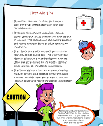 It S Children S Eye Health And Safety Month Share These First Aid Facts With Your Kids To Teach Them The Import Health And Safety Kids Health Childrens Health