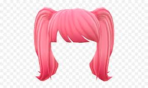 Club penguin hair clip art black hair png download 655. Pigtails Pink Anime Hair Png Anime Hair Transparent Free Transparent Png Images Pngaaa Com