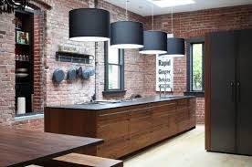 Brique De Parement 20 Belles Idees De Deco Murale Originale Cuisine Style Industriel Cuisine Contemporaine Mur Brique