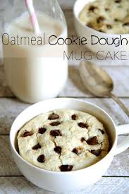 Oatmeal Cookie Dough Mug Cake Running With Spoons Recipe Gluten Free Mug Cake Mug Recipes Delicious Desserts