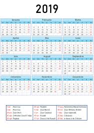 Below is our 2019 yearly calendar for romania with public holidays highlighted in red and today's date covered in green. Softulescu Calendar 2019 De Printat