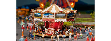 Faller 140316 Kinderkarussell Bausatz Spur H0 Karussell Modelleisenbahn Bausatz