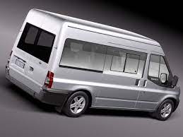 Ford Transit Passenger Van High 2010 3d Model Ford Transit Van Model
