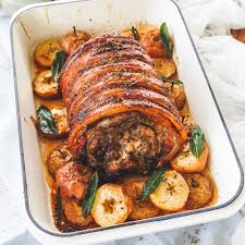 I sear the tenderloin on all sides in a nice hot pan, and then finish it in the oven until the internal temp is about 140. Herb Roasted Pork Loin With Apple Cider Gravy Recipe Meat At Billy S