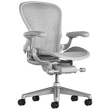 Whether it's being used as a work chair, side chair and stool, it will support the full range of all types of office work. Aeron Office Chair Size Band Mineral By Herman Miller At Lumens Com
