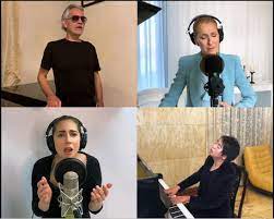 Andrea Bocelli Canta The Prayer Con Lady Gaga Celine Dion Lang Lang E John Legend Musica Ansa