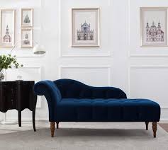 Left or right hand sofa can revers anytime, this is a very free sofa! Jennifer Taylor Home Chaise Lounge Right Arm Facing Navy Blue Velvet Hand Tufted Furniture Decor Amazon Com
