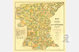 The ebr tax roll dataset now has 2020 property assessments from the east baton rouge assessor's office. Vintage Map Of East Baton Rouge Parish Louisiana 1895 Art Print By Ted S Vintage Art