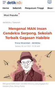 Tempat tes tes penerimaan peserta didik baru man insan cendekia dilaksanakan di ibukota provinsi. Man Insan Cendekia Serpong Mengenal Man Insan Cendekia Serpong Sekolah Terbaik Gagasan Habibie Man Insan Cendekia Serpong Meraih Peringkat 2 Se Indonesia Dari Daftar 1000 Sekolah Terbaik Yang Dirilis Lembaga Tes Masuk