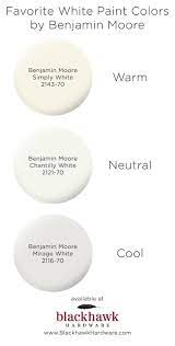 The majority of its use is for millwork because it's a 'pure' white. The Best Modern Farmhouse Paint Colours Benjamin Moore White Paint Colors Best White Paint Paint Colors