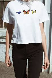 Butterfly Graphic T Shirt Graphictee Tshirt Butterflies Graphic Tee Style Trendy Tee Clothing Brand