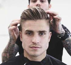 Deep Parted Textured Comb Over Haircut Haircuts For Men Comb Over Haircut Cool Hairstyles