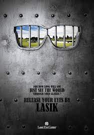 Laser Eye Center Release Your Eyes Ads Adv Marketing Creative Publicite Print Poster Advertising Campai Ads Creative Print Ads Eyewear Advertising