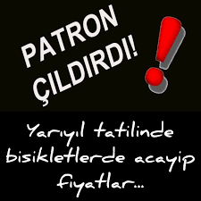 Patron Cildirdi Yariyil Tatilinde Bisikletlerde Acayip Fiyatlar Kacirmayin Denizbisi 2020 Tatiller Bisiklet Iman