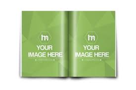 Mockup Generator Template With Blank Pages Of A Magazine Open From The Middle Upload A Separate Design For The Right And Mockup Generator Paper Mockup Mockup
