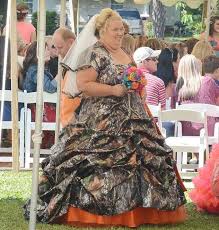 Bonkers Brides Camo Camp Out Worst Wedding Dress Camo Wedding Funny Dresses