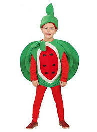 Deguisement De Pasteque Pour Enfant Ideal Pour Un Gouter D Anniversaire Ou Une Soiree Fete Enfant Theme Pas Costume Pasteque Costumes De Fruits Deguisement De
