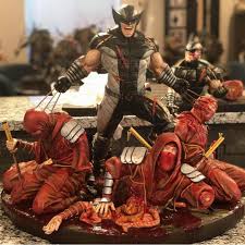 Please Swipe For More Images And Video Footage Another Chance To See These Incredible Inhand Pics Of The Super De Marvel Statues Marvel Figure Wolverine Art