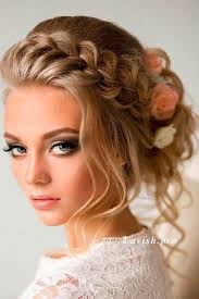 Cool 54 Gorgeous Wedding Hairstyles Ideas For You Http Www Lovellywedding Com 2018 03 22 54 Gorgeou Medium Hair Styles Hair Styles Unique Wedding Hairstyles