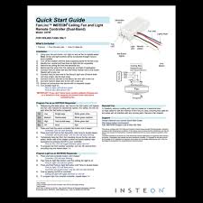Control a ceiling fan and light without running wires for a wall switch. Ceiling Fan Controller Insteon