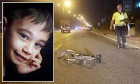 Samsun'da bisiklet kullanırken arabanın altında kalan Ahmet Ege Güney  hayatını kaybetti