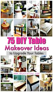 The distressed white paint with a rich wooden top is perfect for any living room. Diy Table Makeover Ideas Novocom Top