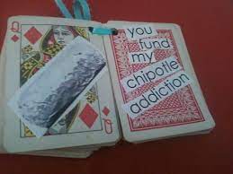 When you print your book out, make sure you do the whole thing since you want to have all 100 numbers in it. 52 Reasons Why I Love You A Playing Card Notebook Bookbinding On Cut Out Keep
