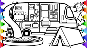 For boys and girls, kids and adults, teenagers and toddlers, preschoolers and older kids at school. Barbie Camper Coloring Pages Novocom Top
