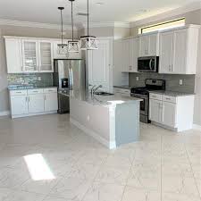 Click to add item casamia classic honey 6 x 24 porcelain floor & wall tile to the compare list. Timeless Calcatta White 18x18 Ceramic Porcelain Tile Fort Myers Florida Wayne Wiles Floor Coverings