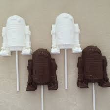 Star Wars R2d2 Chocolate Lollipop 12 Qtystar Wars Birthday Etsy Star Wars Chocolate Star Wars Party Star Wars R2d2